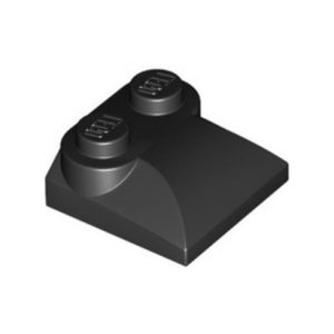 Plaatje met bogen 2x2 zwart 47457/394979 (set van 10 stuks)