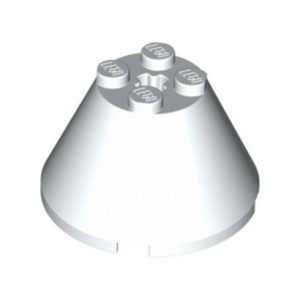 Kegel 4x4x2 wit 3943/6108662 (set van 2 stuks)