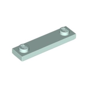 Plaatje 2-nops 1x4 blauw aqua/pastel 41740/6399566 (set van 10 stuks)
