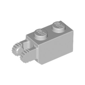 Steen met frictie, vert. vork 1x2, grijs lichtgrijs 54671/6267142 (set van 5 stuks)