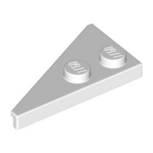 Plaatje rechts 27° 2x4 wit 65426/6354822 (set van 10 stuks)