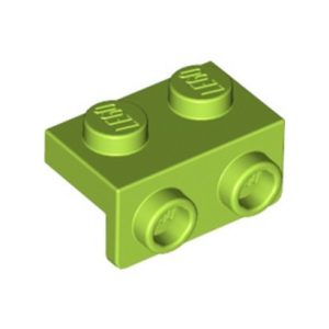 Plaatje angular 1.5 top 1x2 1/2 groen limegroen 99781/6310279 (set van 10 stuks)