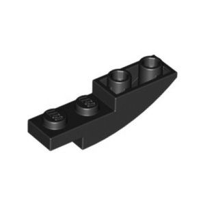 Steen met boog omgekeerd 1x4x1 zwart 13547/6039869 (set van 10 stuks)