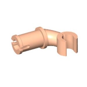 Arm met pin en houder, bruin licht nougat 28660/6297281 (per 10 stuks)