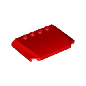 Plaatje 4x6x⅔ rood 52031/4259903 (set van 2 stuks)