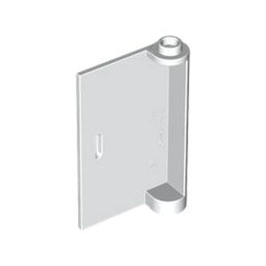 Deur linksdraaiend met nopscharnier 1x3x4 wit 58381/4506668 (per 2 stuks)