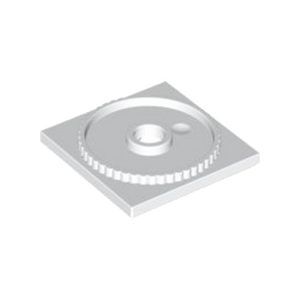 Basis met draaitafel 4x4 wit 61485/4611927 (set van 5 stuks)