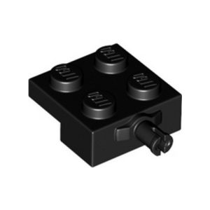 Plaatje met 1 as 2x2 zwart 67688/6482959 (set van 4 stuks)