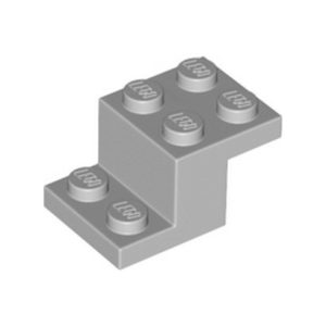 Steen met plaatjes 2x3x1⅓ grijs lichtgrijs 73562/6347992 (set van 5 stuks)