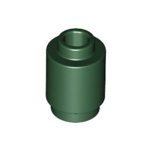 Steen rond 1x1 groen donkergroen 3062/6253282 (set van 10 stuks)