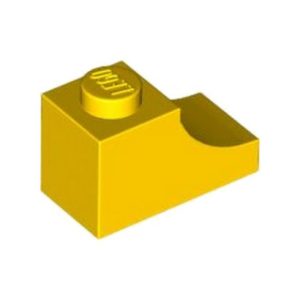 Steen met halve boog 1x2 geel 78666/6425974 (set van 10 stuks)