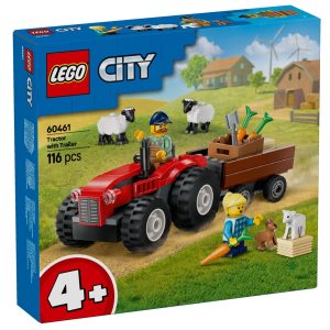 LEGO® City 60461 Rode Tractor met Aanhanger en Schapen