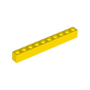Steen 1x10 geel 6111/4200026 (set van 2 stuks)