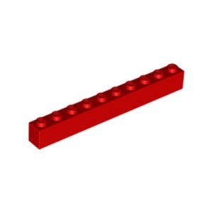 Steen 1x10 rood 6111/611121 (set van 2 stuks)