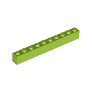 Steen 1x10 groen limegroen 6111/6252809 (set van 2 stuks)