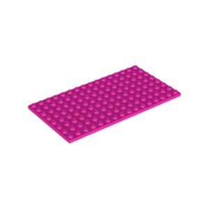 Plaatje 8x16 roze 92438/6211411 (per stuk)
