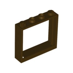 Kozijn 1x4x3 bruin donkerbruin 60594/6328181 (set van 5 stuks)