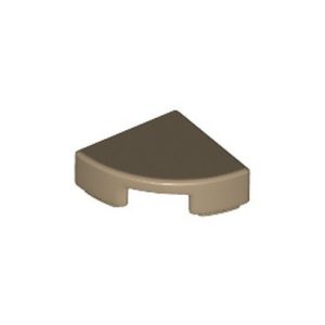 Tegel 1/4 cirkel 1x1 beige donker 25269/6362967 (set van 10 stuks)