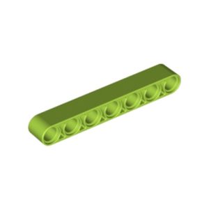Balk 7M (beam) 1x7 groen limegroen 32524/6308236 (set van 2 stuks)