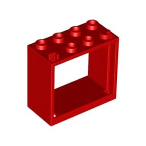 Kozijn 2x4x3 rood 60598/4528164 (per stuk)