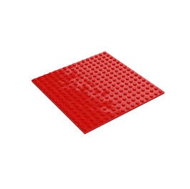 Plaatje 16x16 rood 91405/6462485 (per stuk)