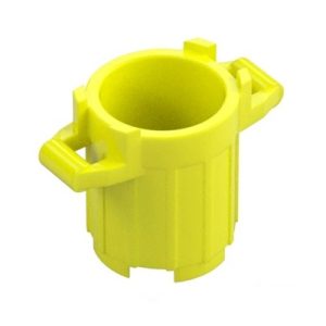 Vuilnisbak, geel neon 28967/6384916 (per 2 stuks)